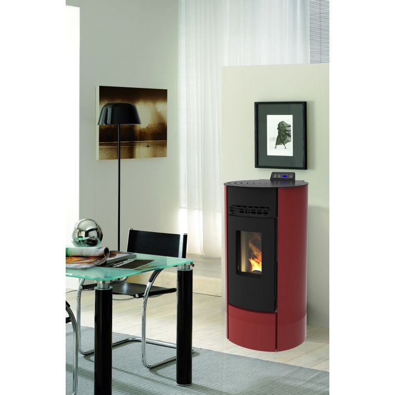 Poêle à granulés rond étanche R9 – 8,7 kW
